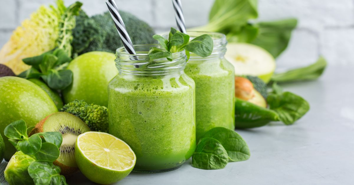 Healthy green smoothie